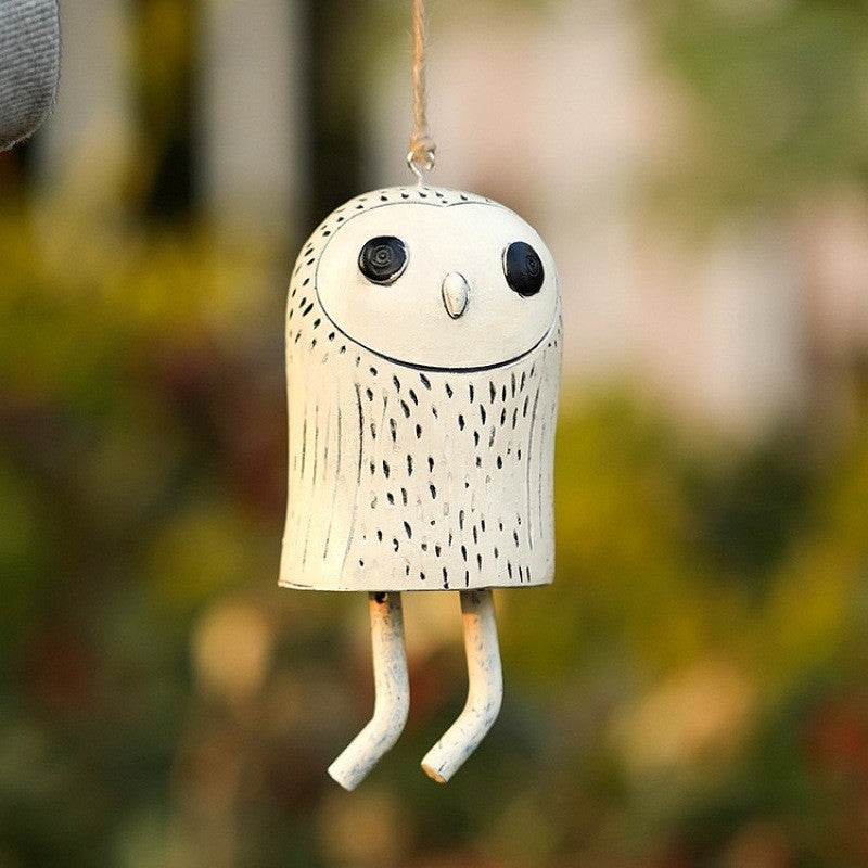 New Resin Hanging Decoration Wind Bell Beautiful Country Garden Animal Wind Bell Decoration Pendant Resin Crafts - Image 3
